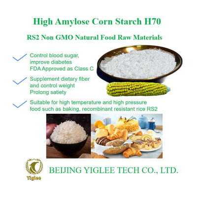 Beijing YIGLEE TECH tinggi Amilose jagung pati H70 SDS tahan GI rendah