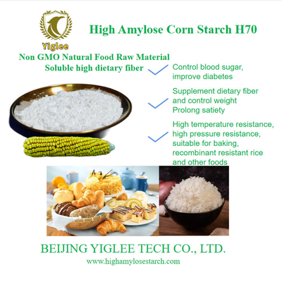 BEIJING YIGLEE TECH Biji jagung bertekstur amilosa tinggi SDS Biji yang tahan prebiotika Viskositas rendah HAMS Biji jagung bertekstur amilosa tinggi